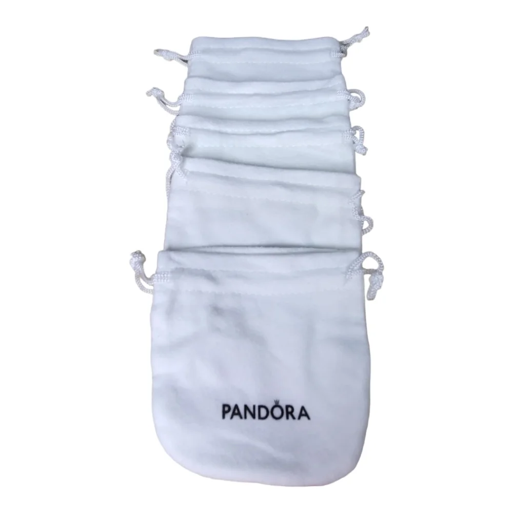 Pandora Anti-Tarnish and Dust Jewelry Drawstring Pouches 5 Pieces NWOT - Picture 2 of 2